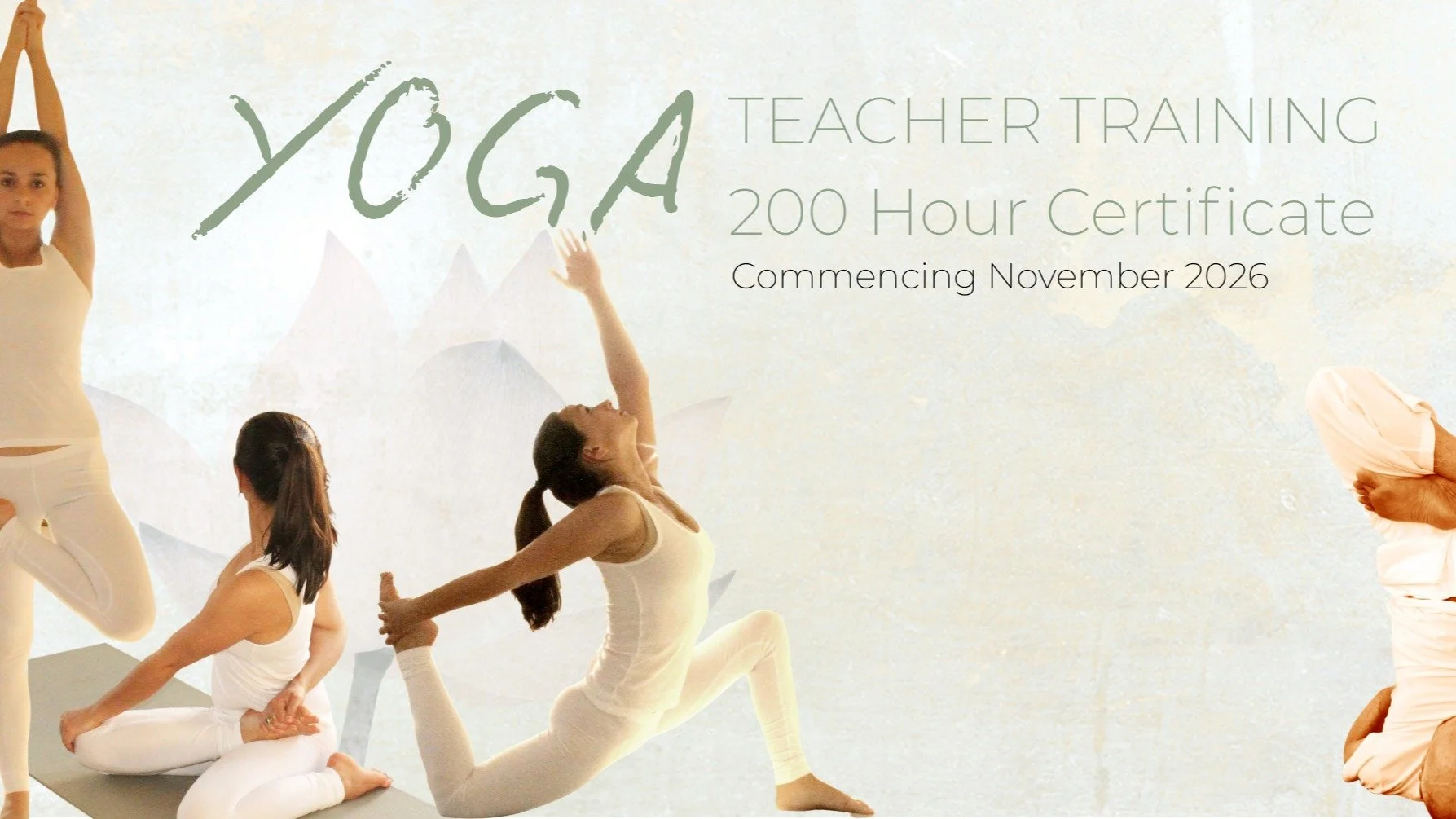 Is it your time to train
retrain, reinspire, or to find the yoga path
In person Training into the deep heart of Yoga

https://www.shantarasa.com/200-hour-yoga-teacher-training
