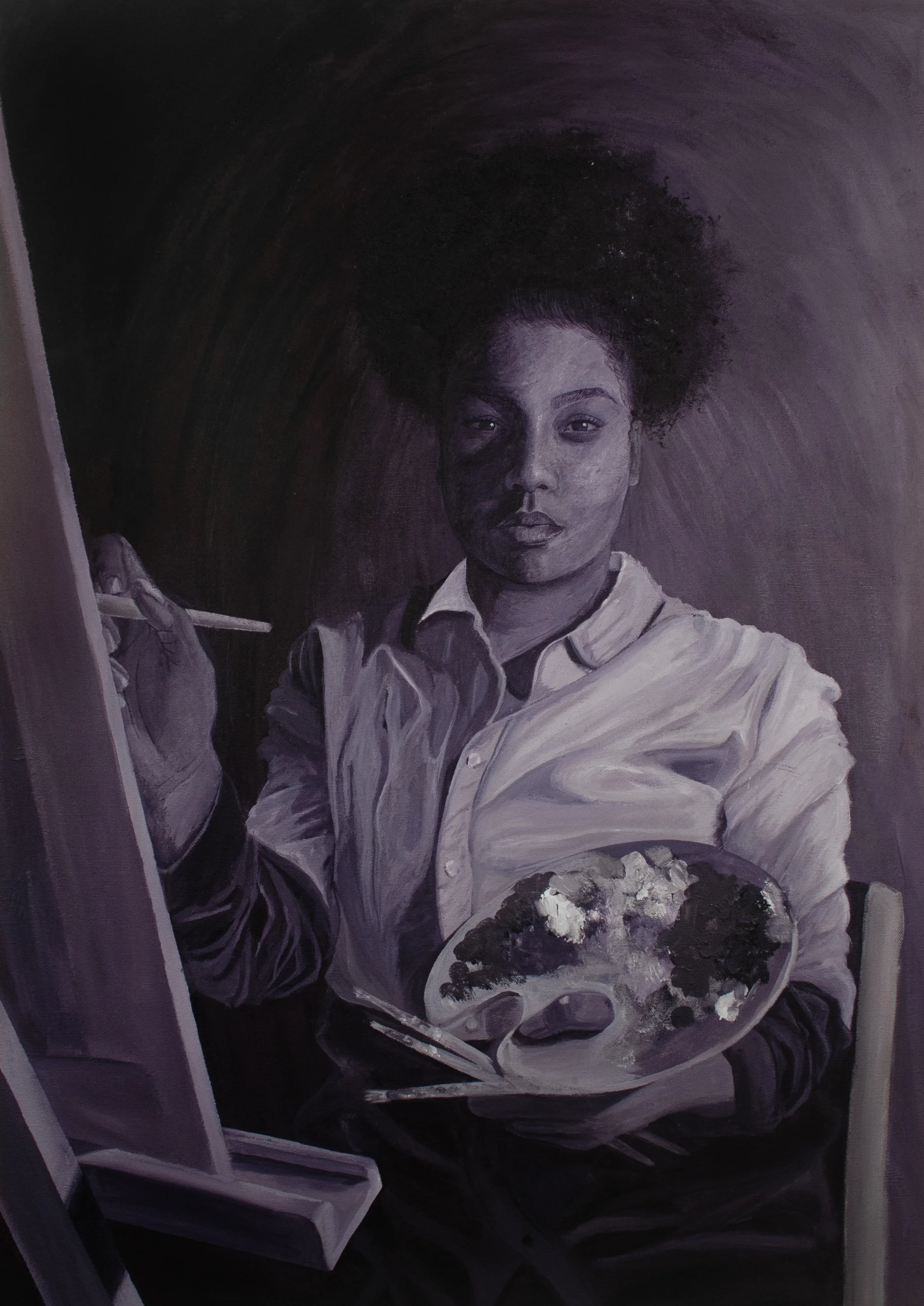 ME AS MY TRUE SELF | ACRYLIC ON CANVAS - 59,4 x 84,1 CM - 2019