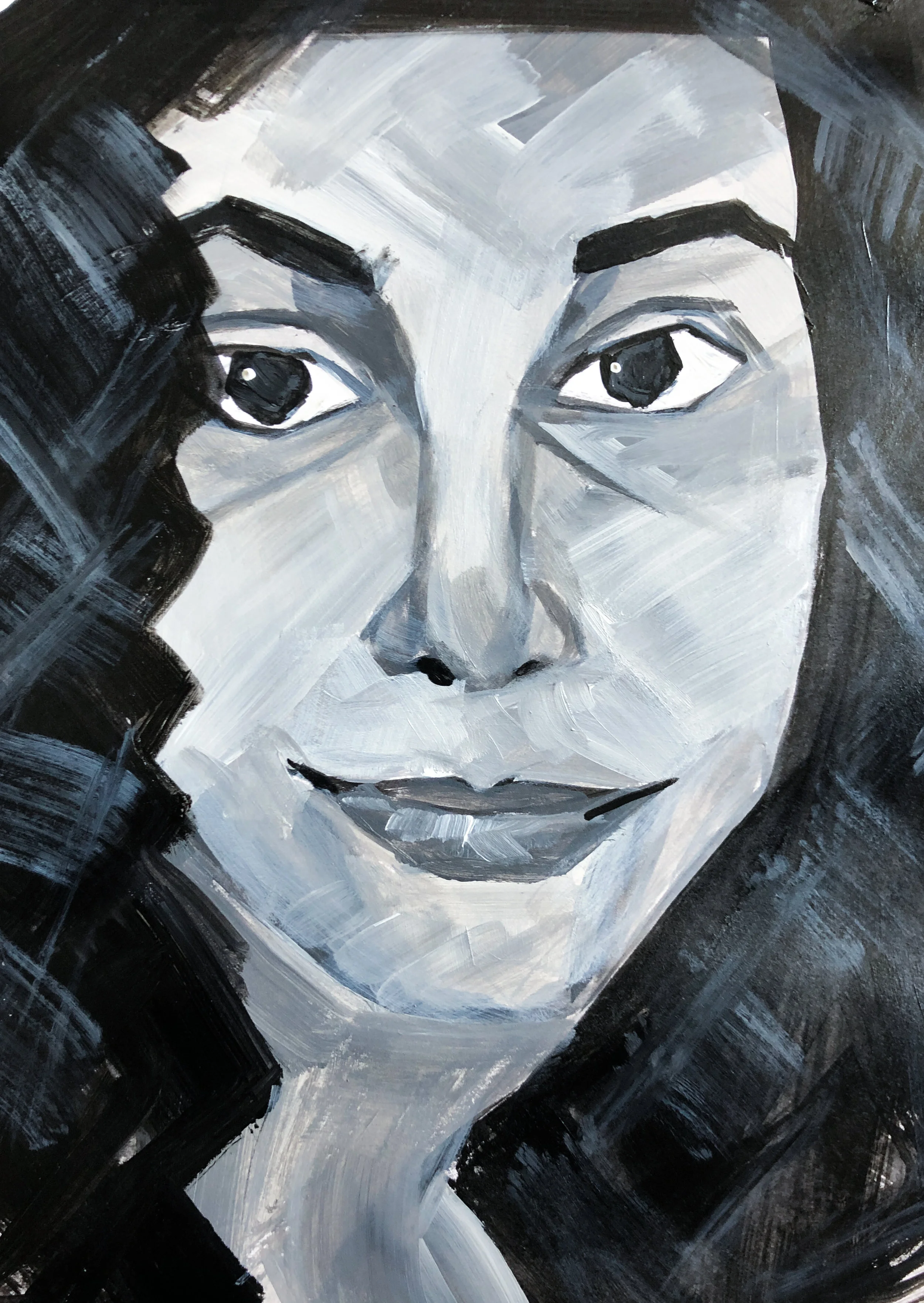 M | 21X29,7CM - ACRYLIC ON PAPER - 2019