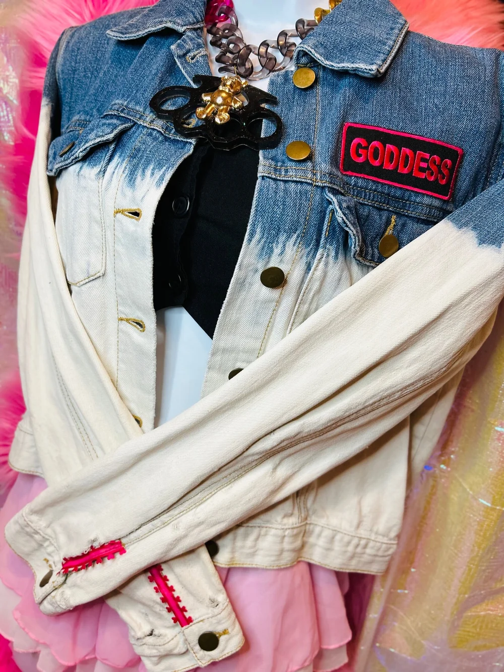 Marilyn monroe denim jacket top