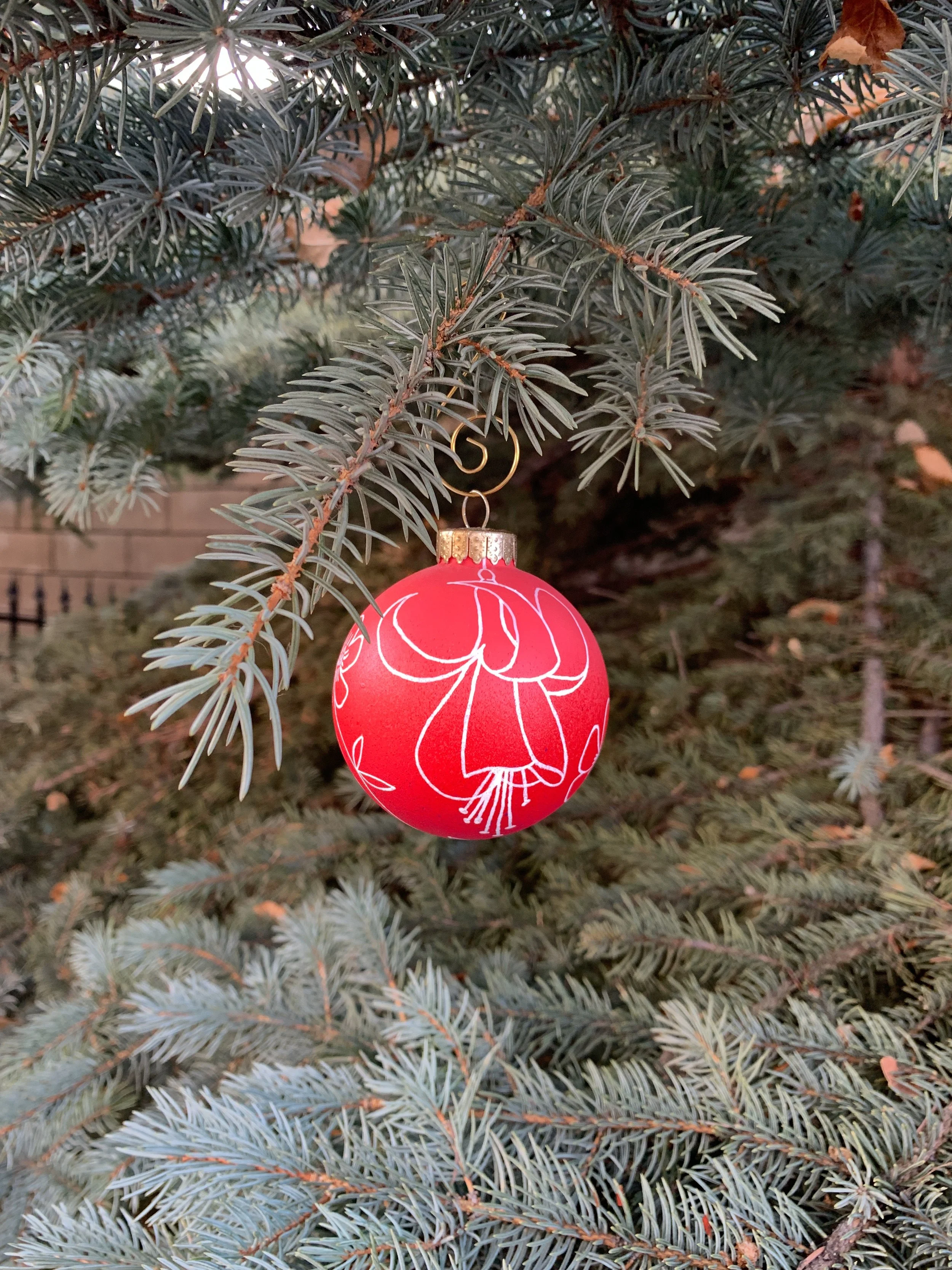 Hardy Fuchsia Ornament