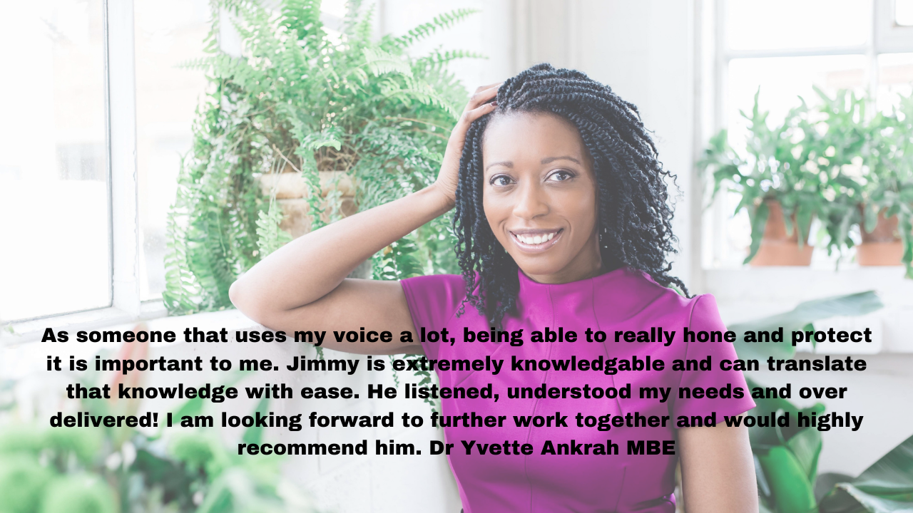 Public speaking coach testimonial