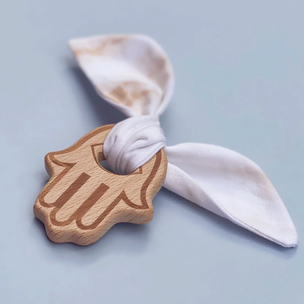 Hamsa Eco Teether-  Bamboo