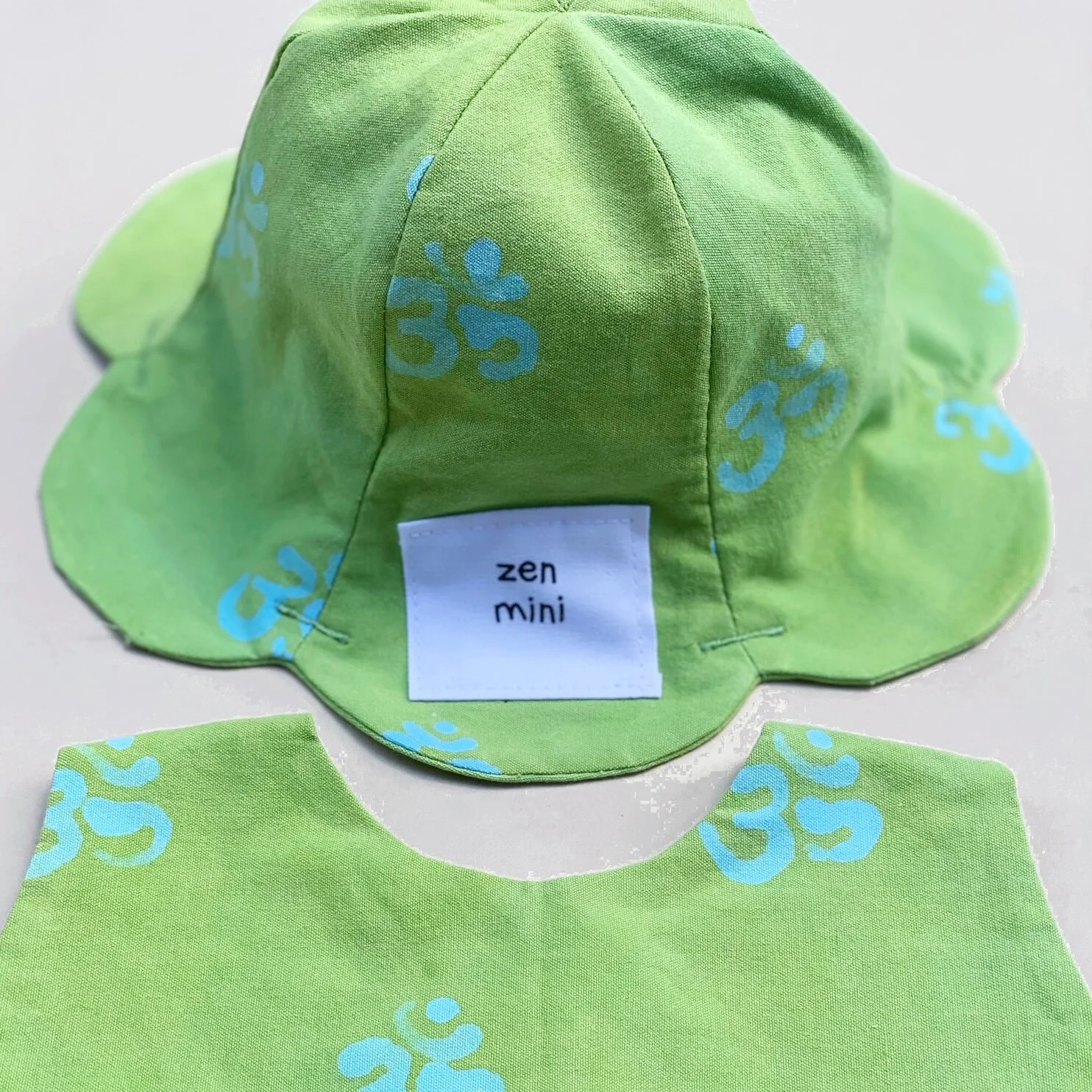 Tibetan Bell Hat- Lime Shakti