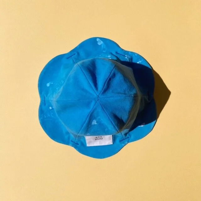 Tibetan Bell Hat-Shankha Blue