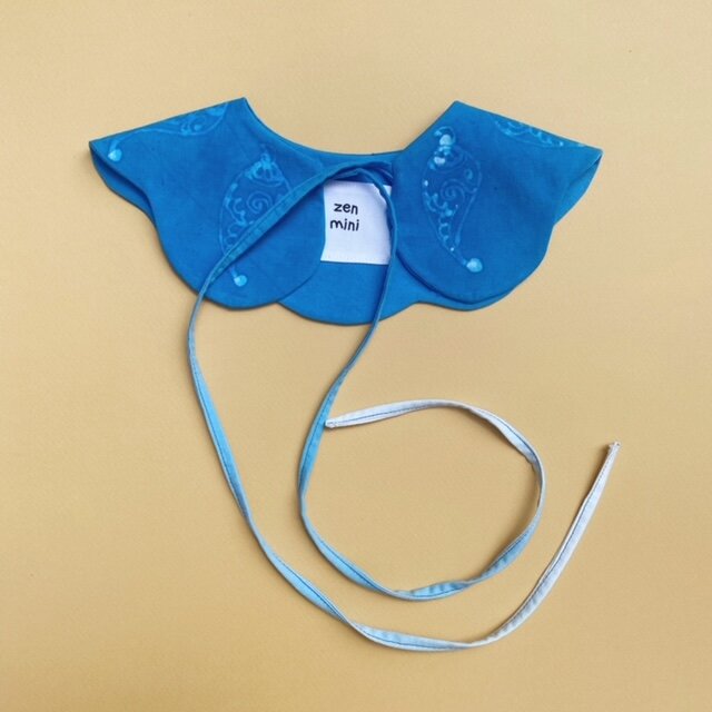 The Scallop Collar- Shankha Blue, Mini