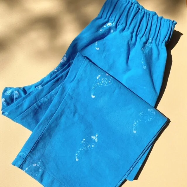 The Yoga MAMA Trouser- Shankha Blue
