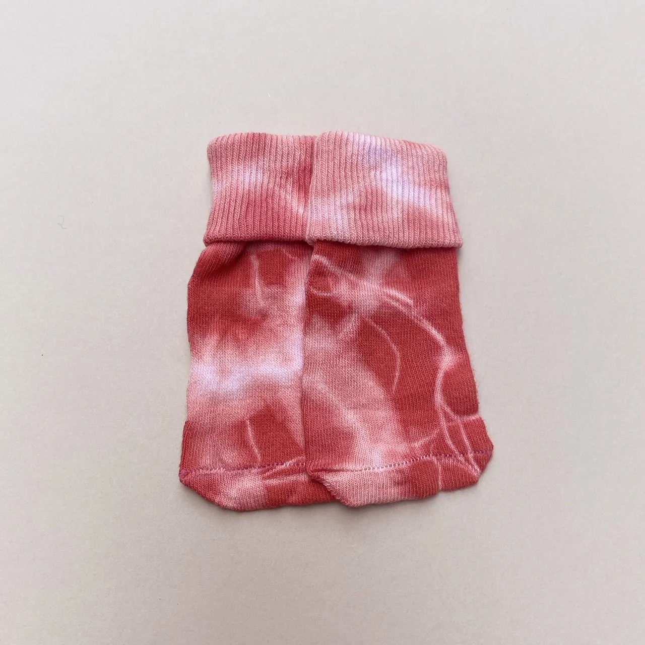 Organic Socks- Shibori, Red Earth
