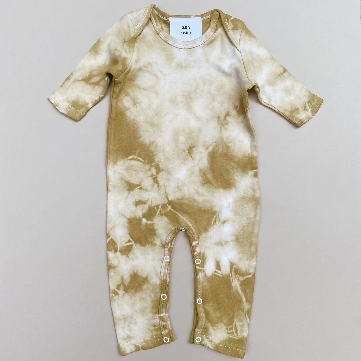 Organic Romper, Shibori- Auric Hemp