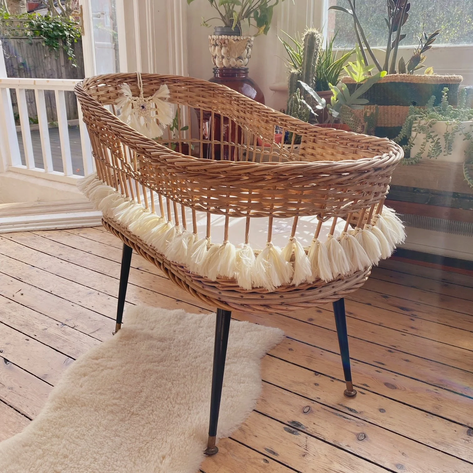 Mid-Century Moses Basket