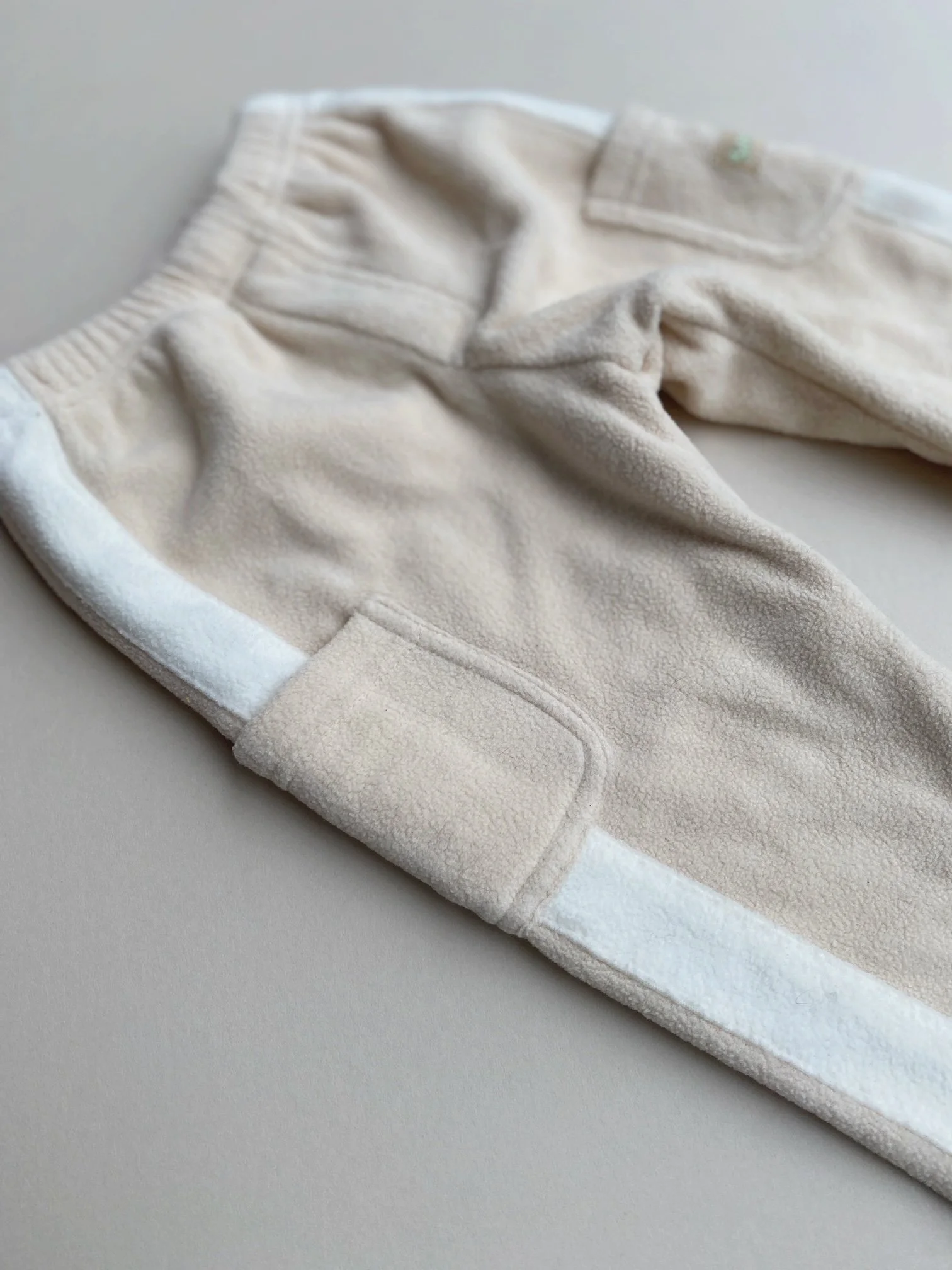 Neutral Fleece Joggers 3-6M