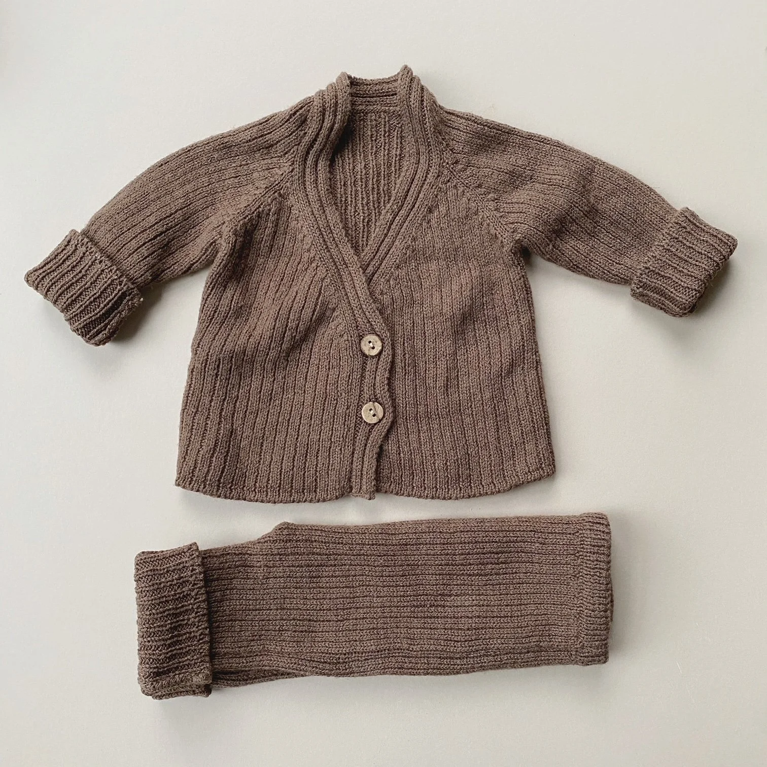 Simple Rib Knit Set 0-6M