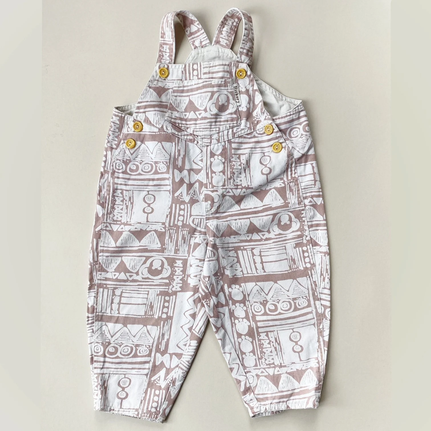 Vintage Batik Dungarees 12-18M