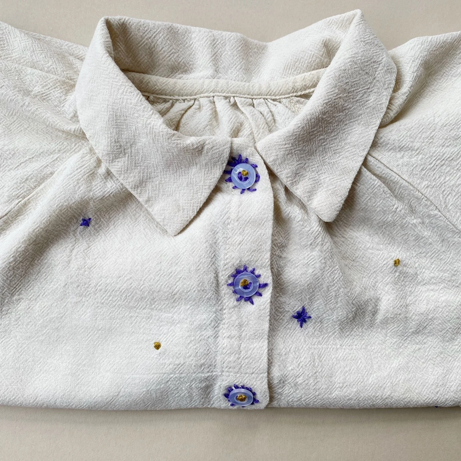 Zen Mini Embroidered Shirt 12M