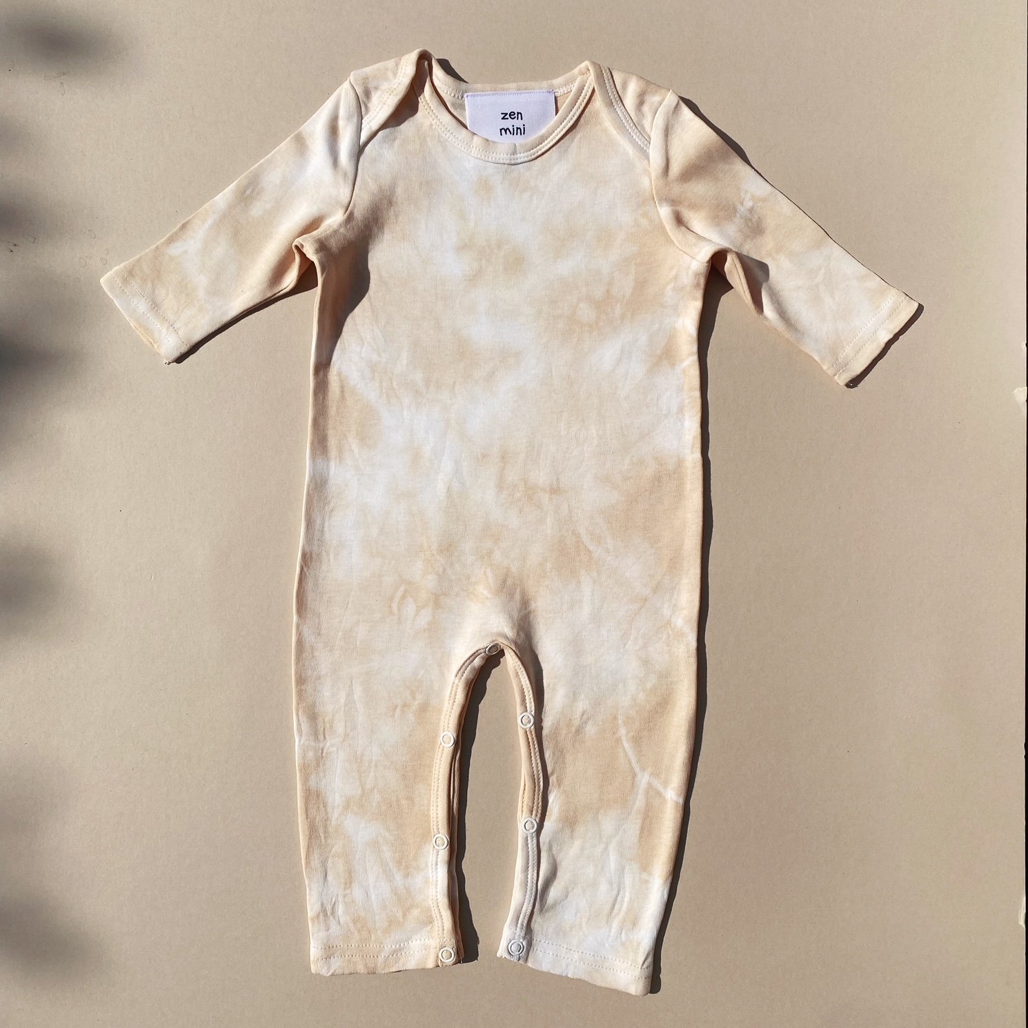Organic Romper, Shibori- Pampas