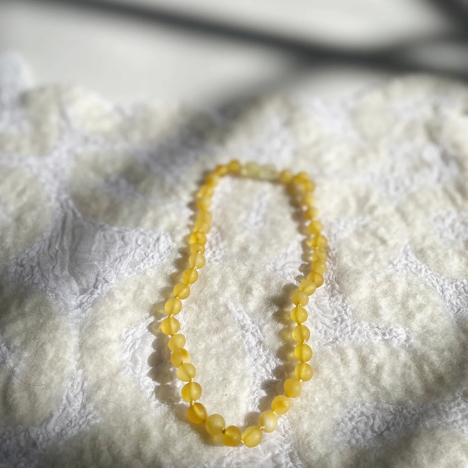 Baltic Amber Necklace- Lemon
