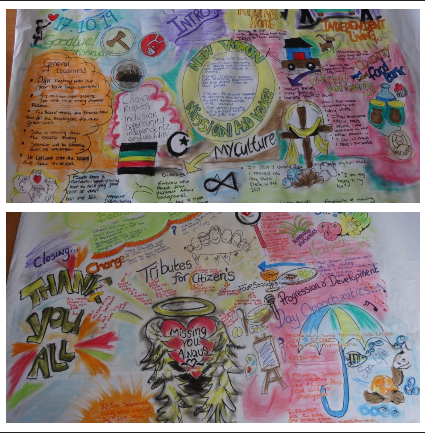 This is our Graphic Record of Life Path AGM 2019