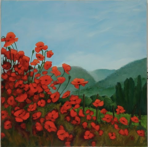 Poppies in the Luberon