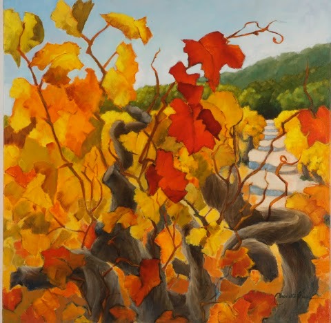 Sunlit Vines (Provencal Hill Side)