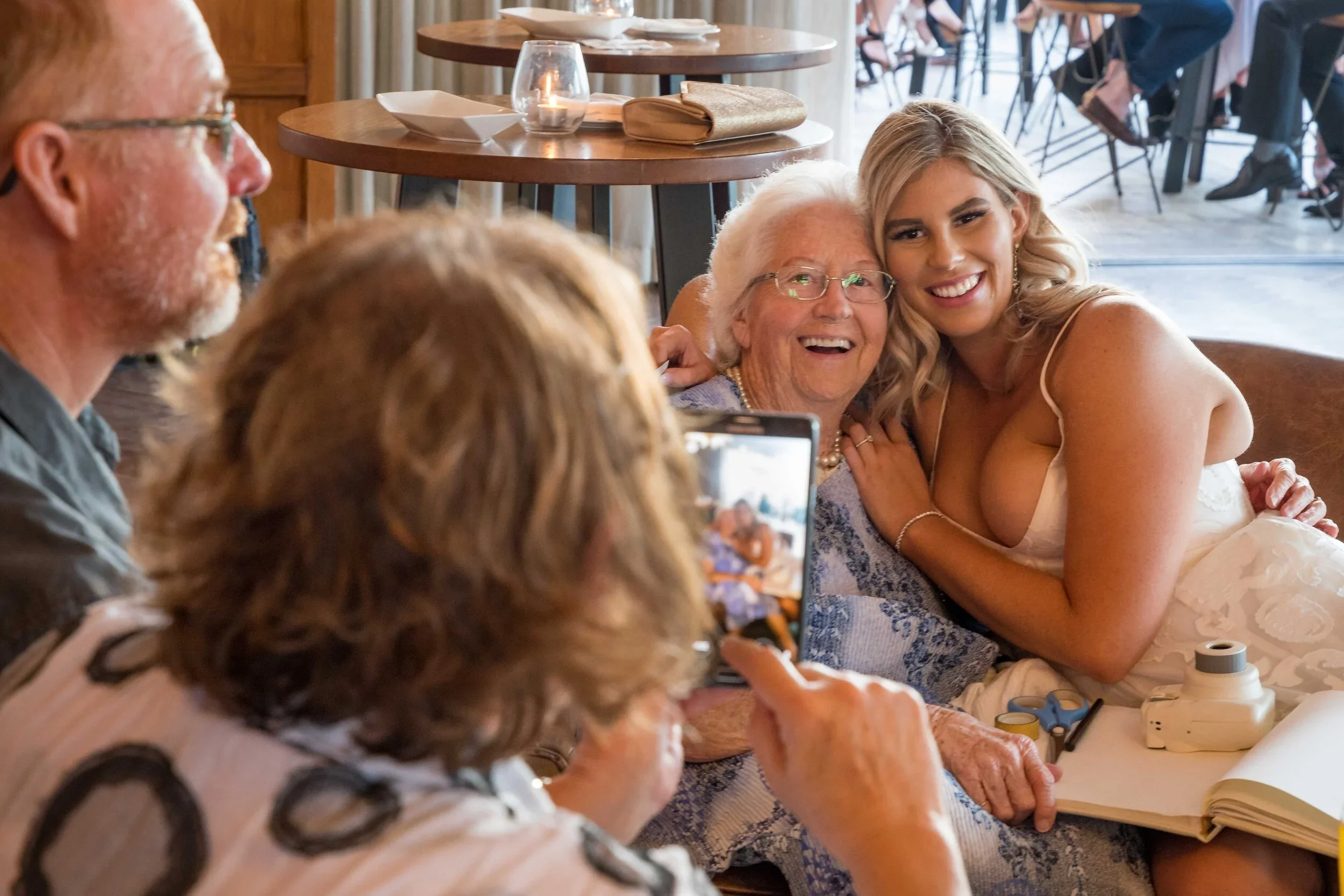 Guests celebrating at an engagement party at The Island Gold Coast in Surfers Paradise, captured by event photographer Scott Hardy