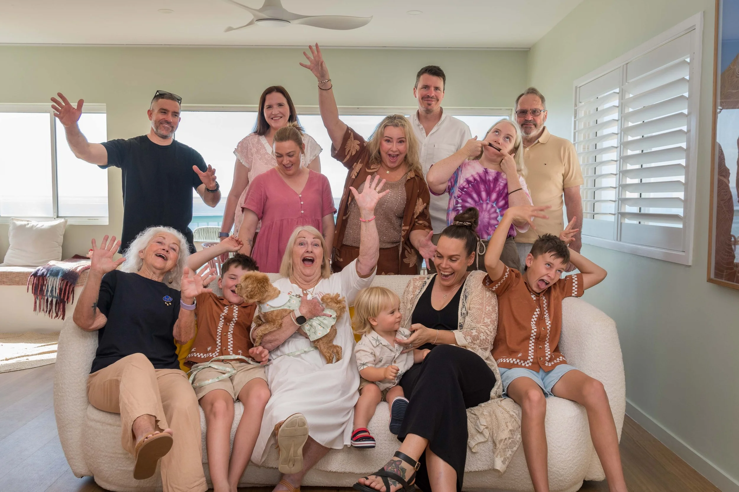 Extended Family Oceanview Portrait