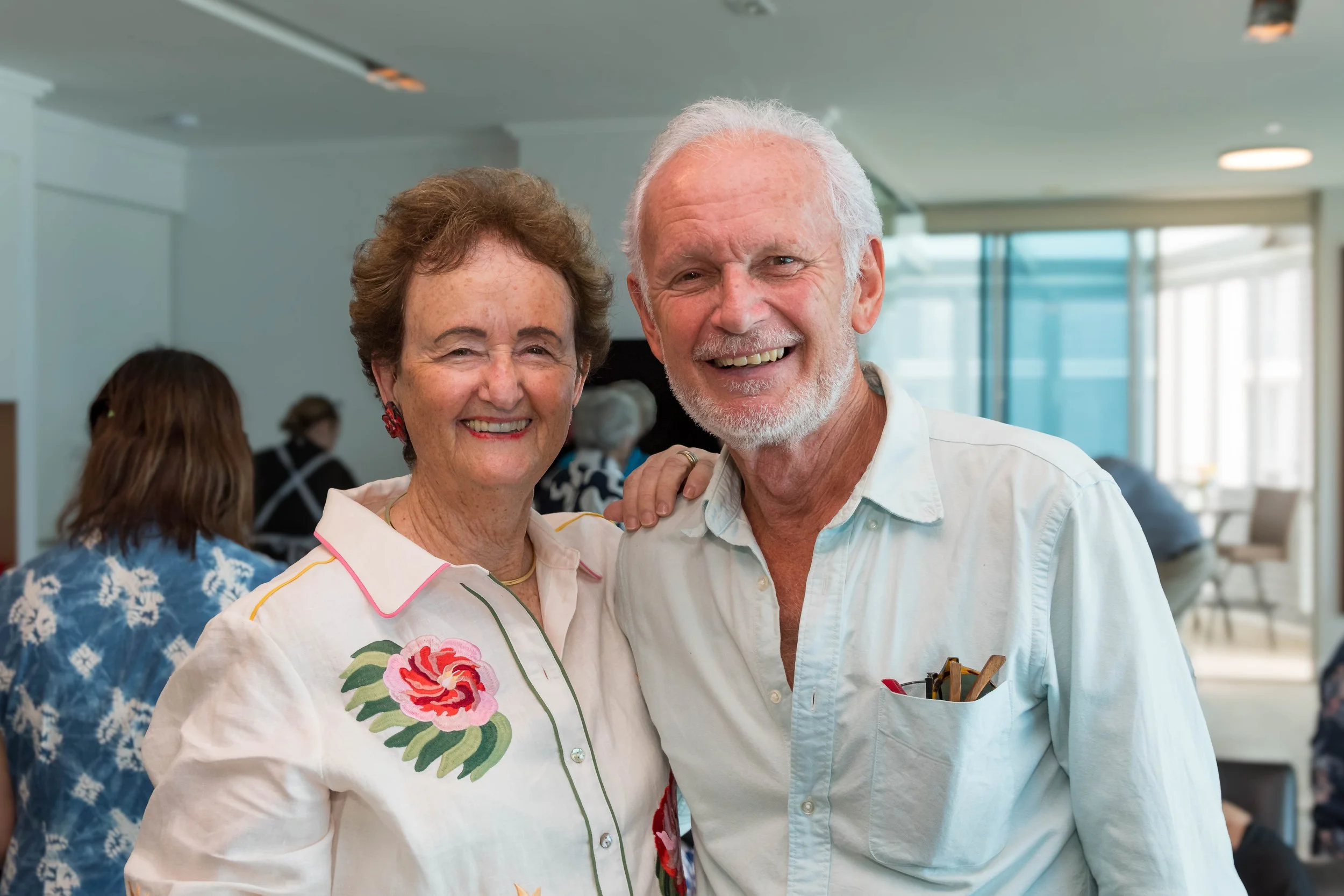 80th birthday portrait at Reflections on the Sea, Coolangatta