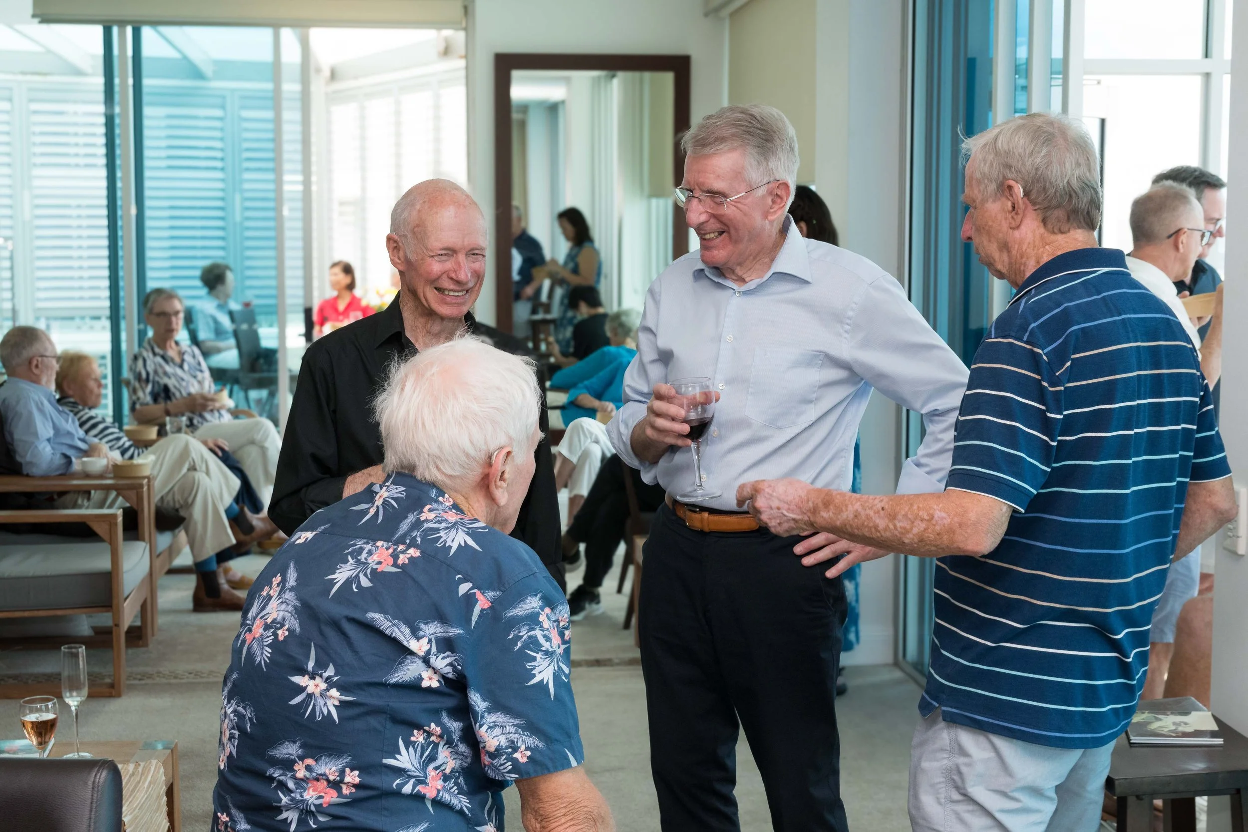 Candid guest photography at a Coolangatta birthday party
