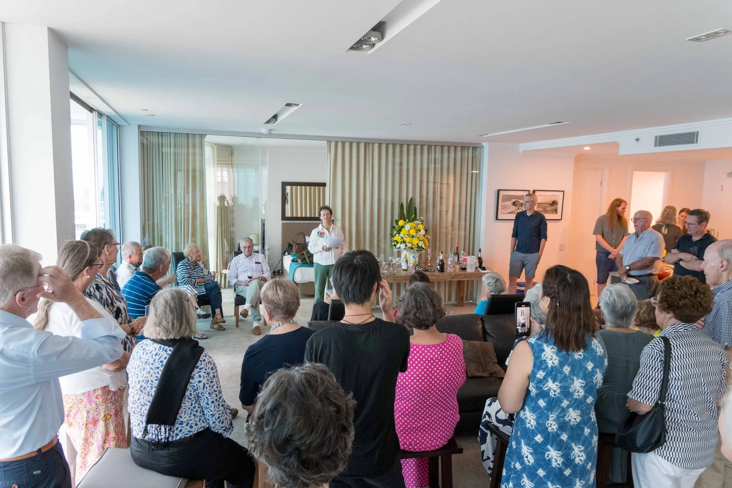 80th birthday celebration at Reflections on the Sea, Coolangatta