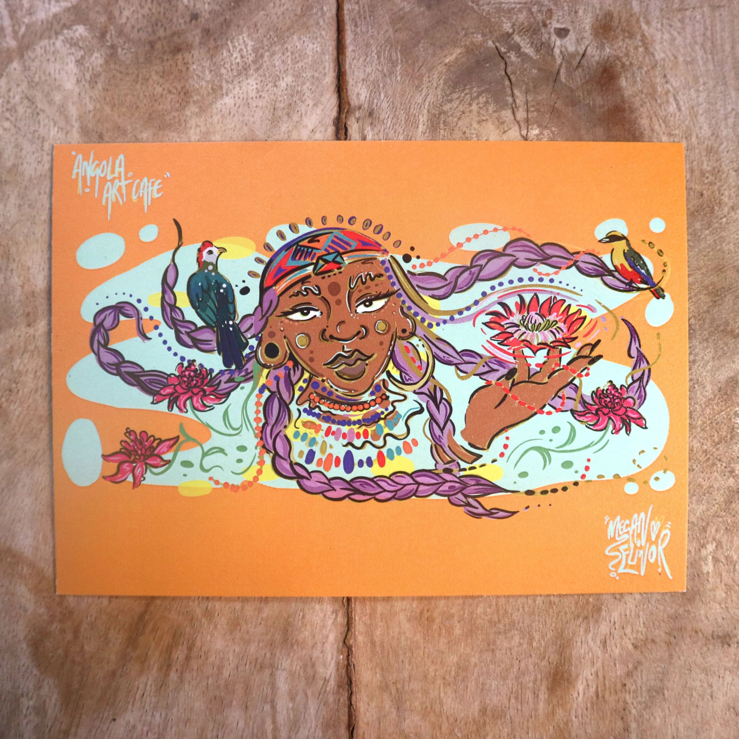 Angola Art Cafe Postcard