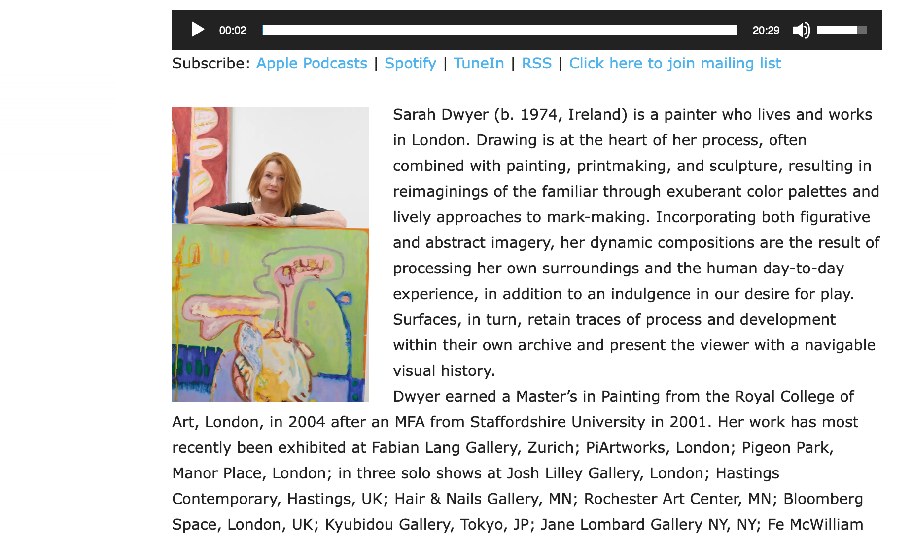 Interview, Yale University Radio,September 2022