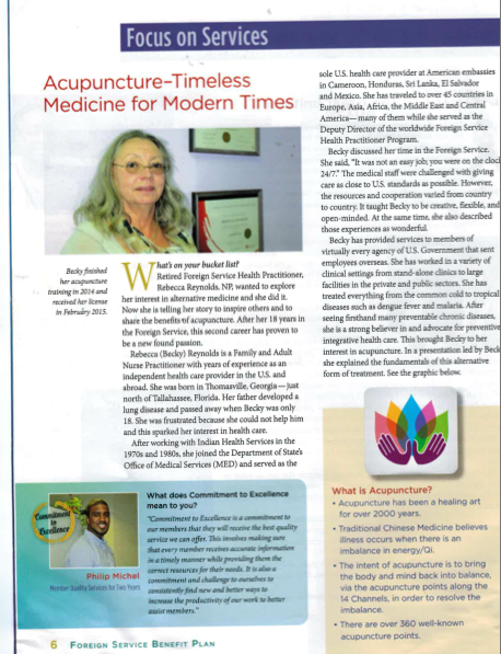 Our NP Becky Reynolds featured in article 
