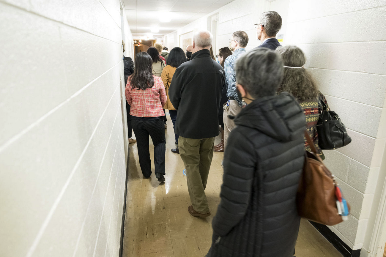 Tours were also escorted through The Clinic space in the basement of First Christian Church of Falls Church.