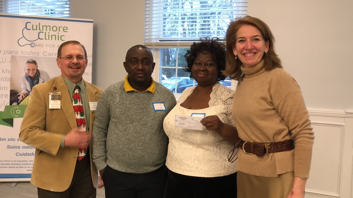 A very generous gift was donated to Culmore Clinic from the Ghana Catholic Community Church.