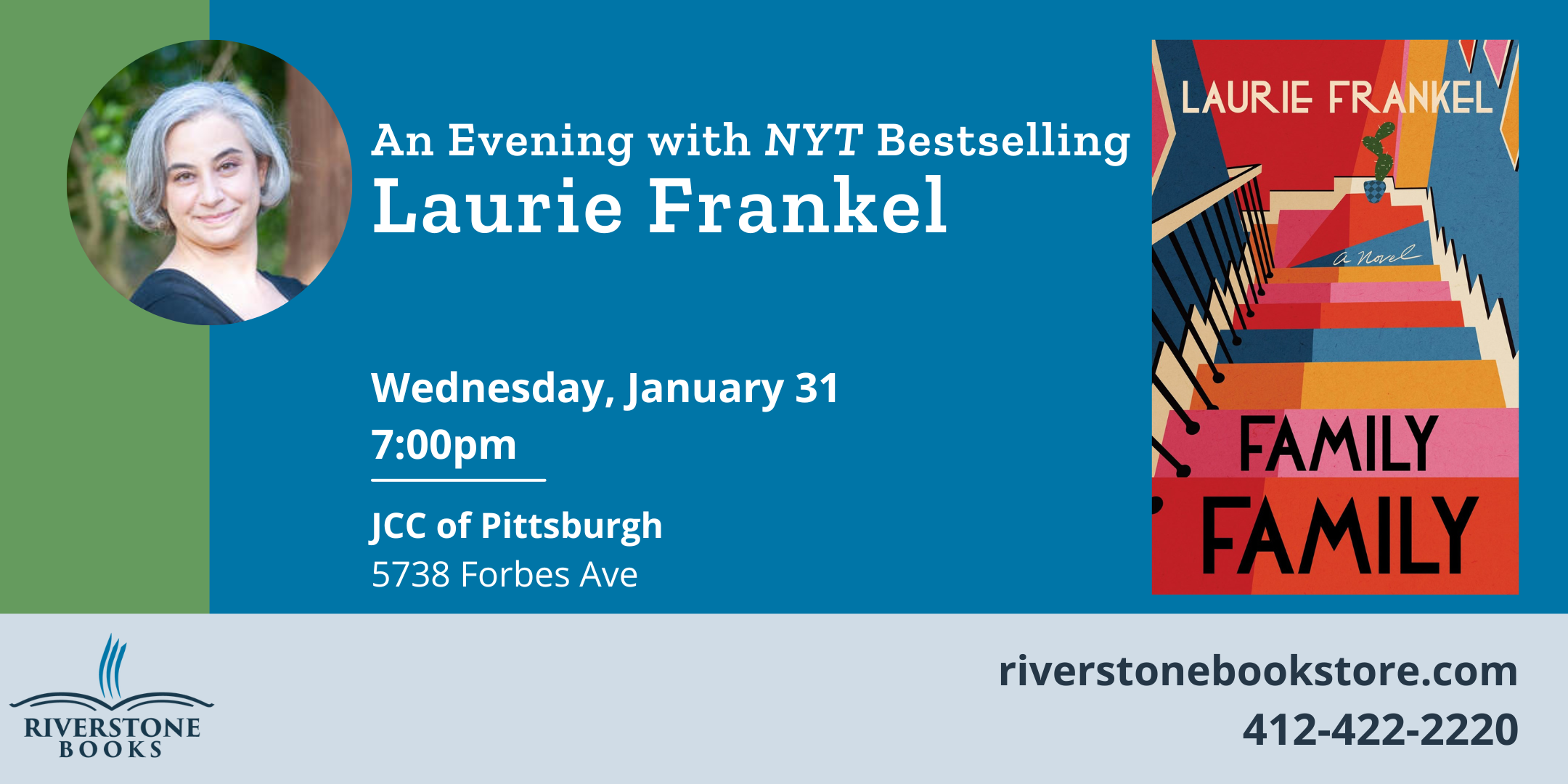 Laurie Frankel — Riverstone Books