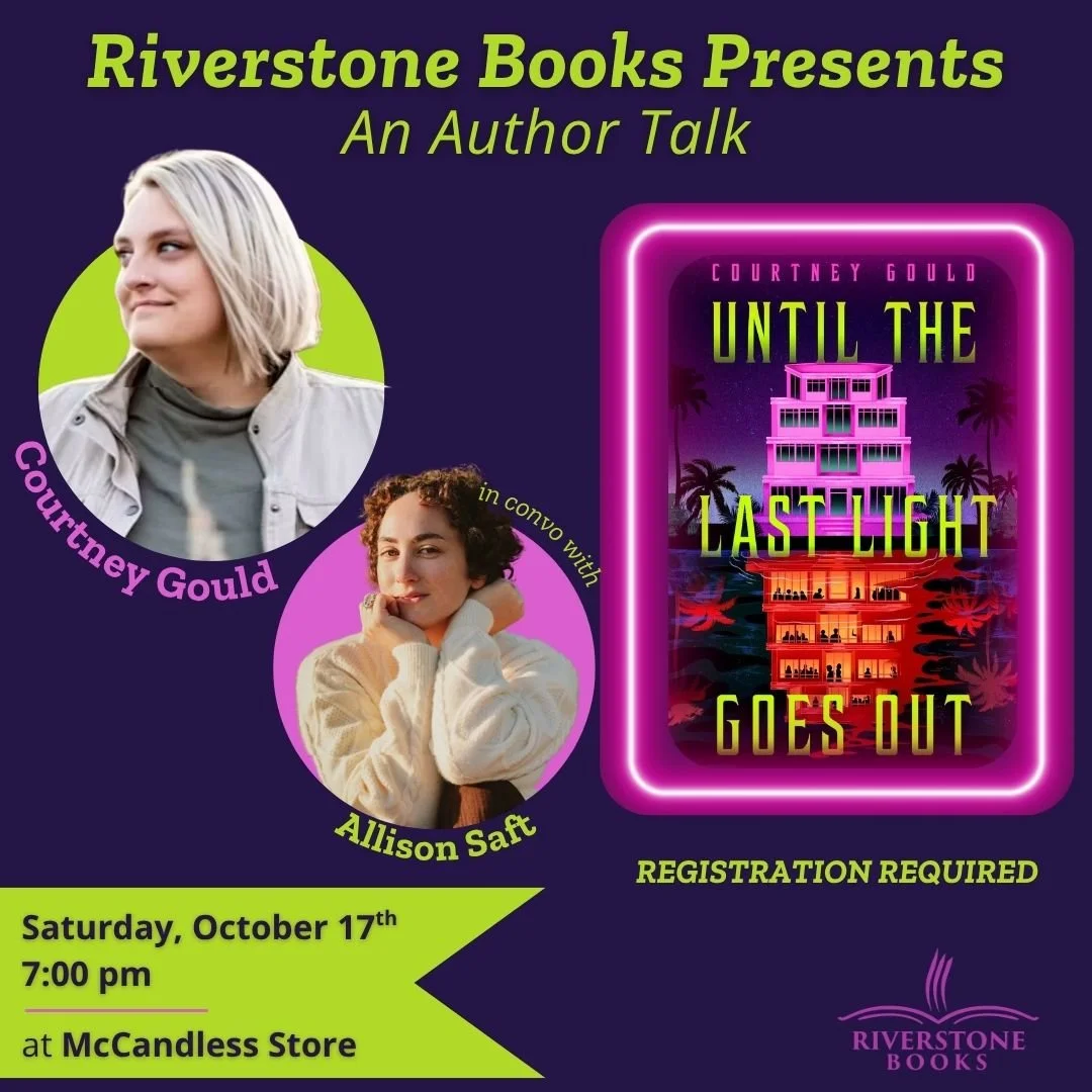 An Evening with Courtney Gould in Conversation with Allison Saft