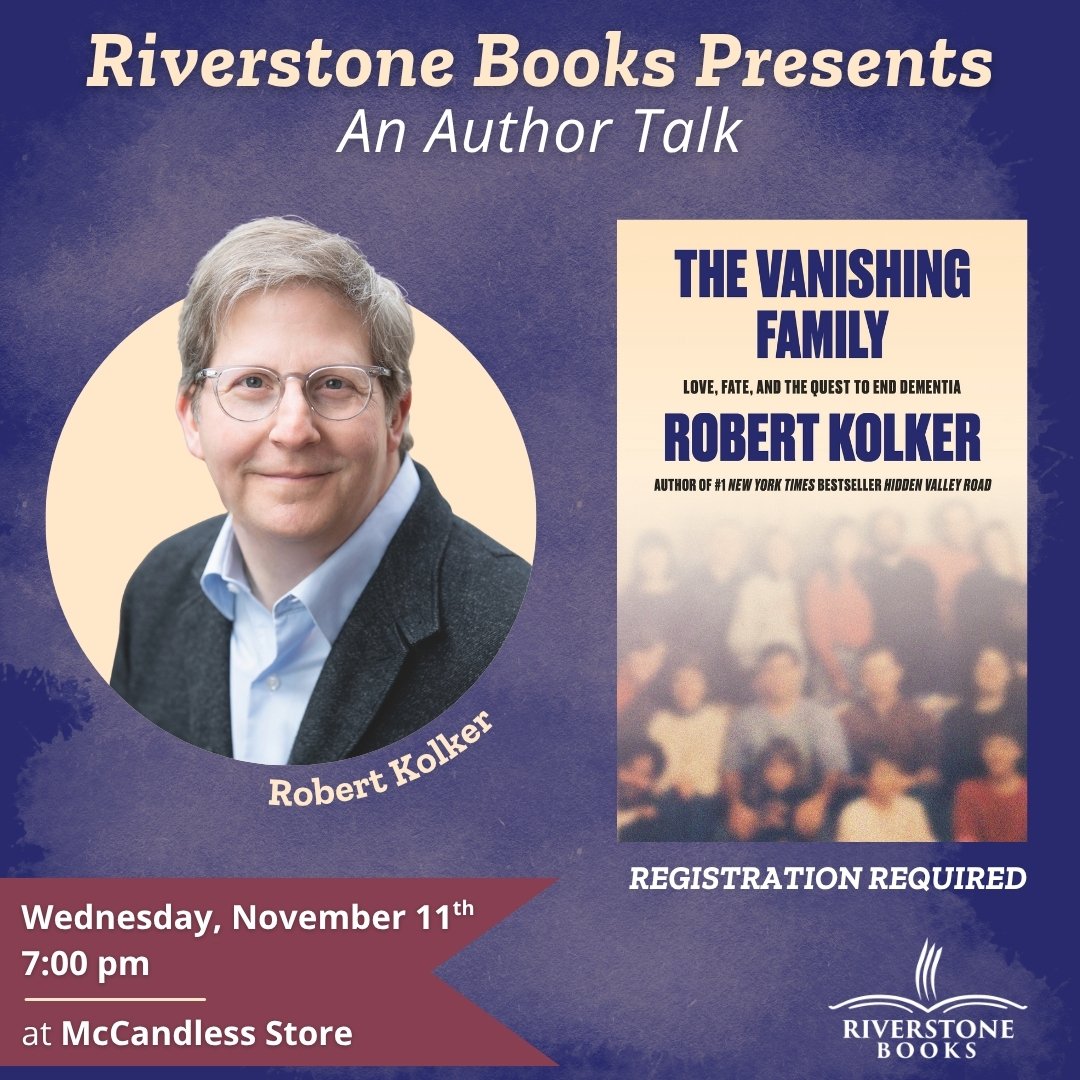 An Evening with Author Robert Kolker