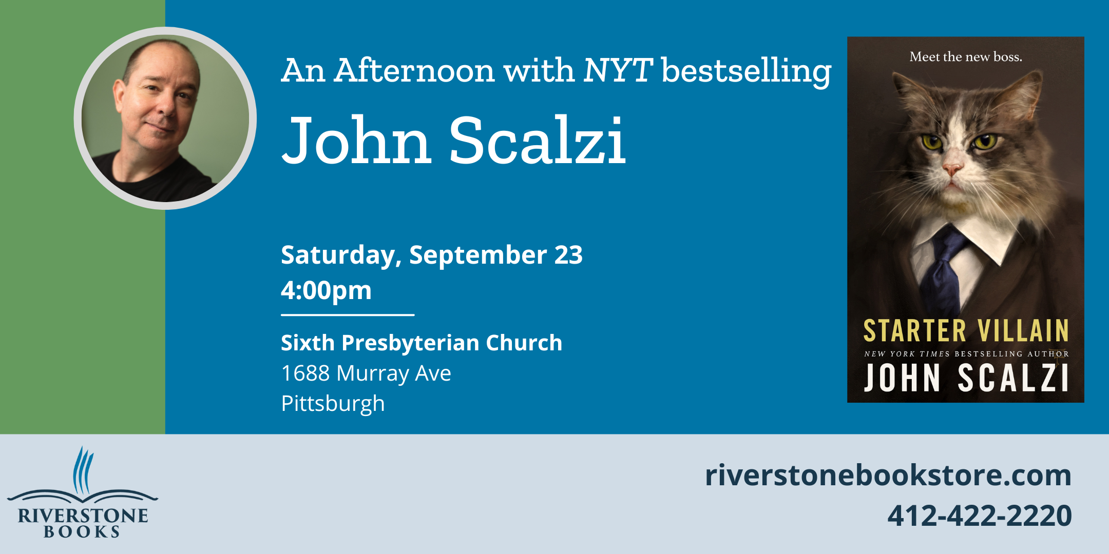 John Scalzi — Riverstone Books