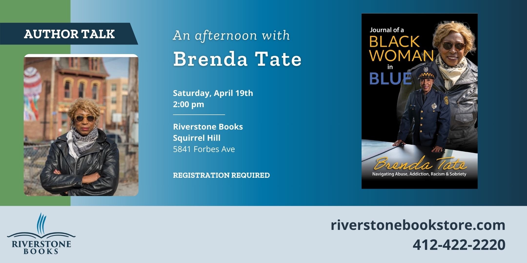 An Afternoon with Author Brenda Tate — Riverstone Books