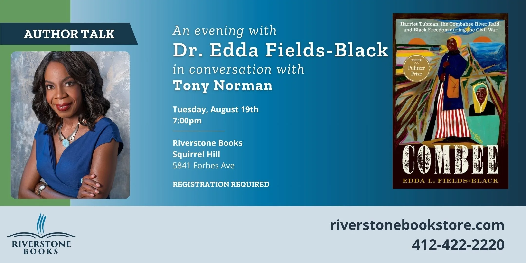 An Evening with Dr Edda Fields Black - 8.19 Dr.EFB Banner 
