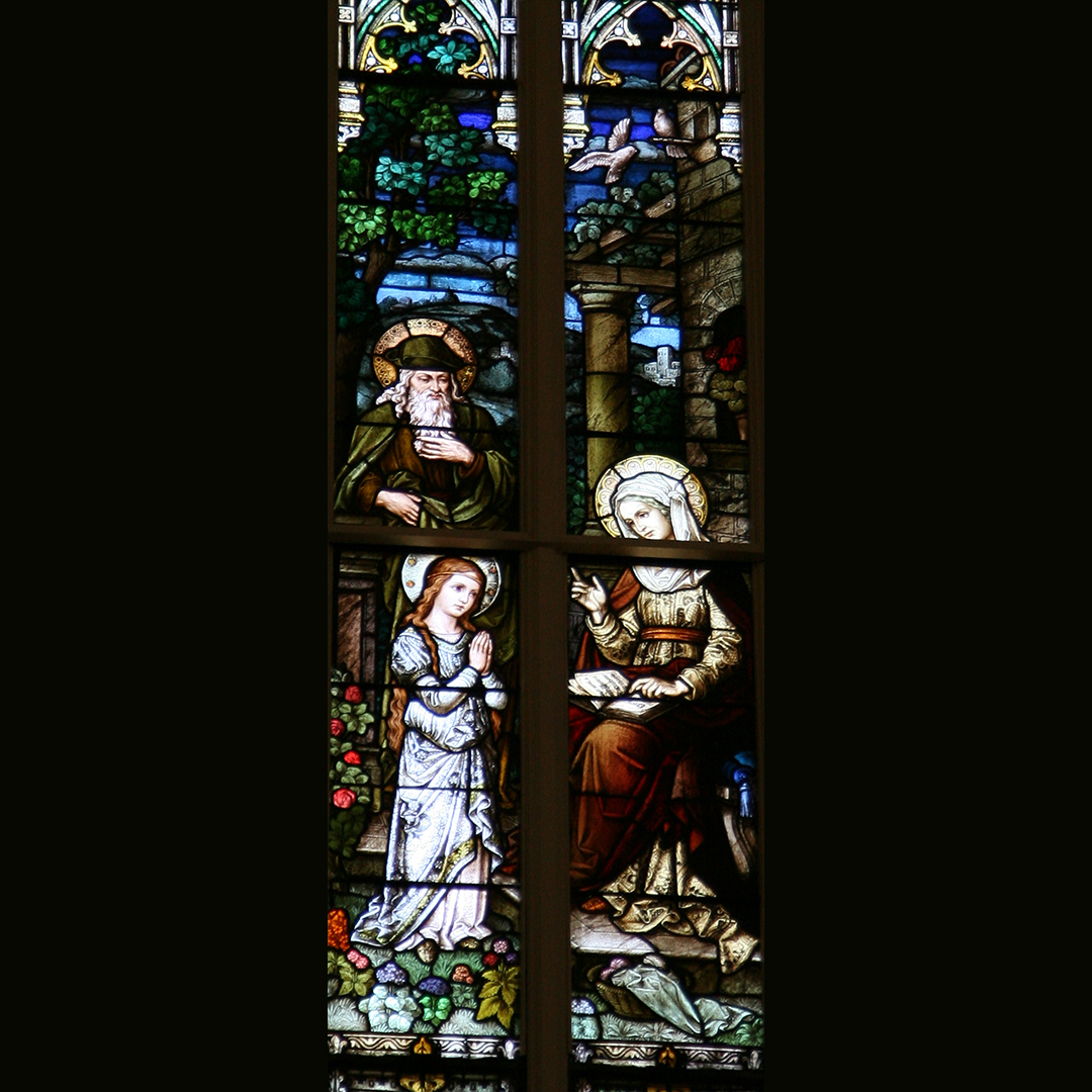 6. Joachim, Ann and child Mary