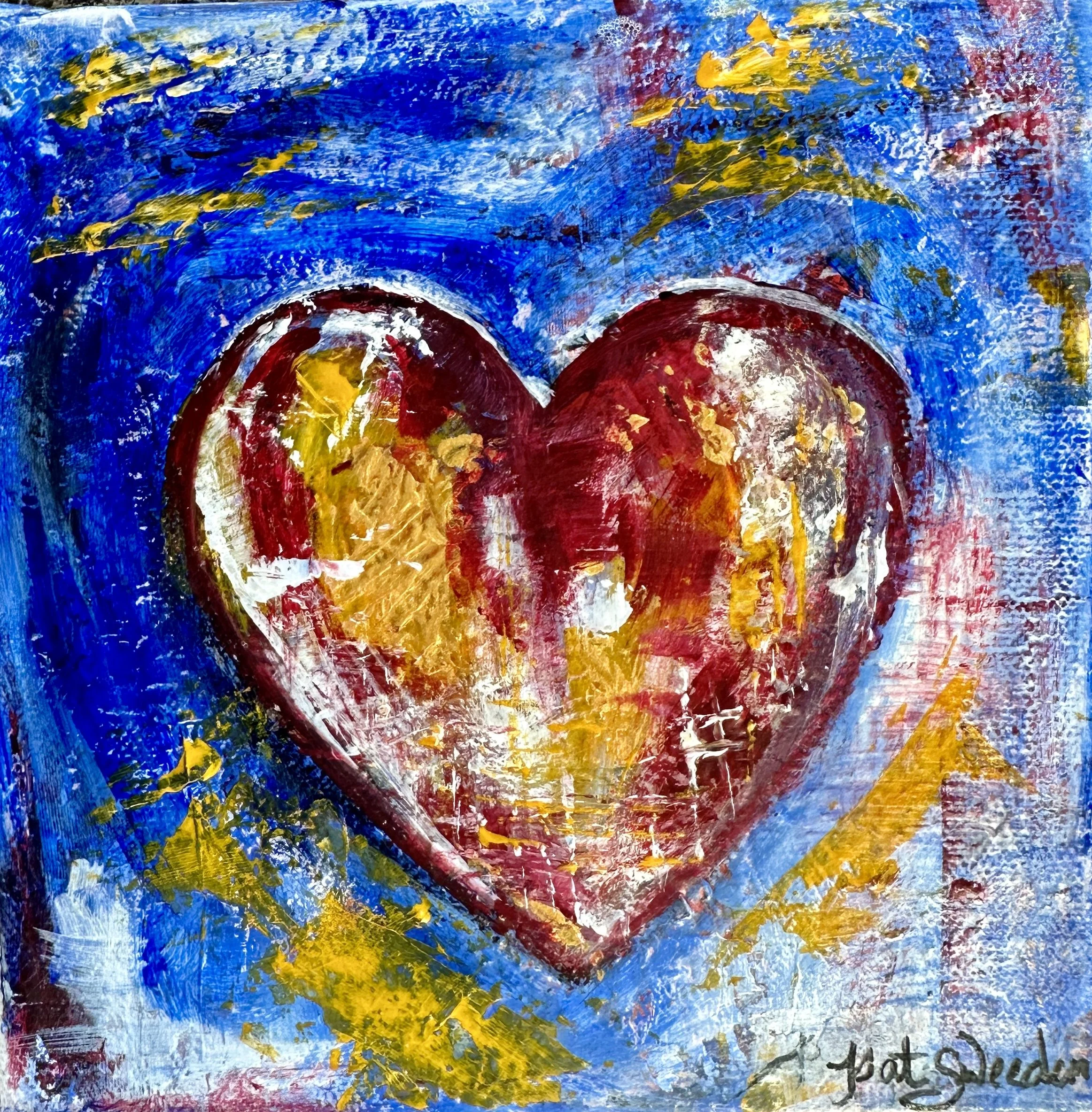 Hearts are 6x6x1.5" $45 includes shipping