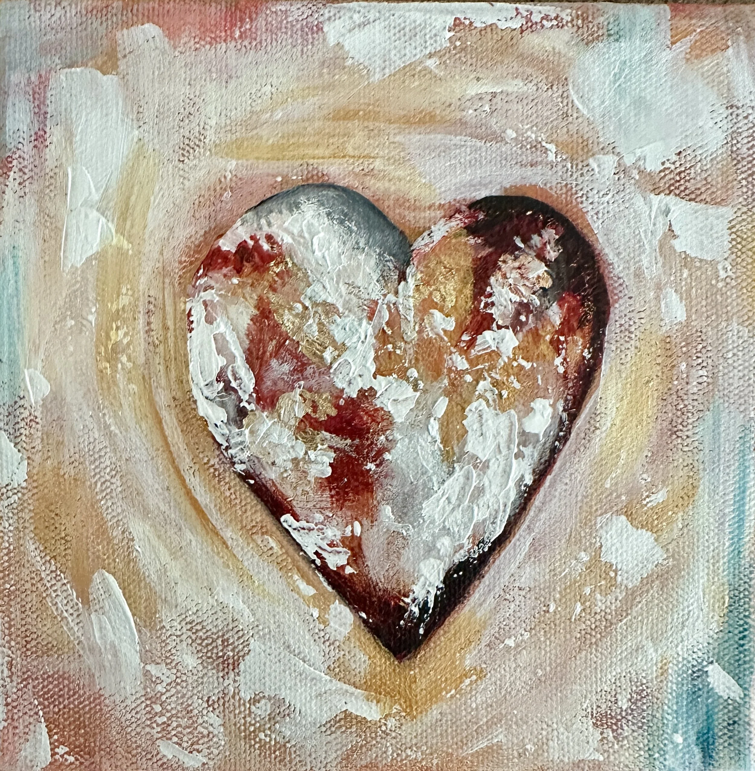 Hearts are 6x6x1.5" $45 includes shipping