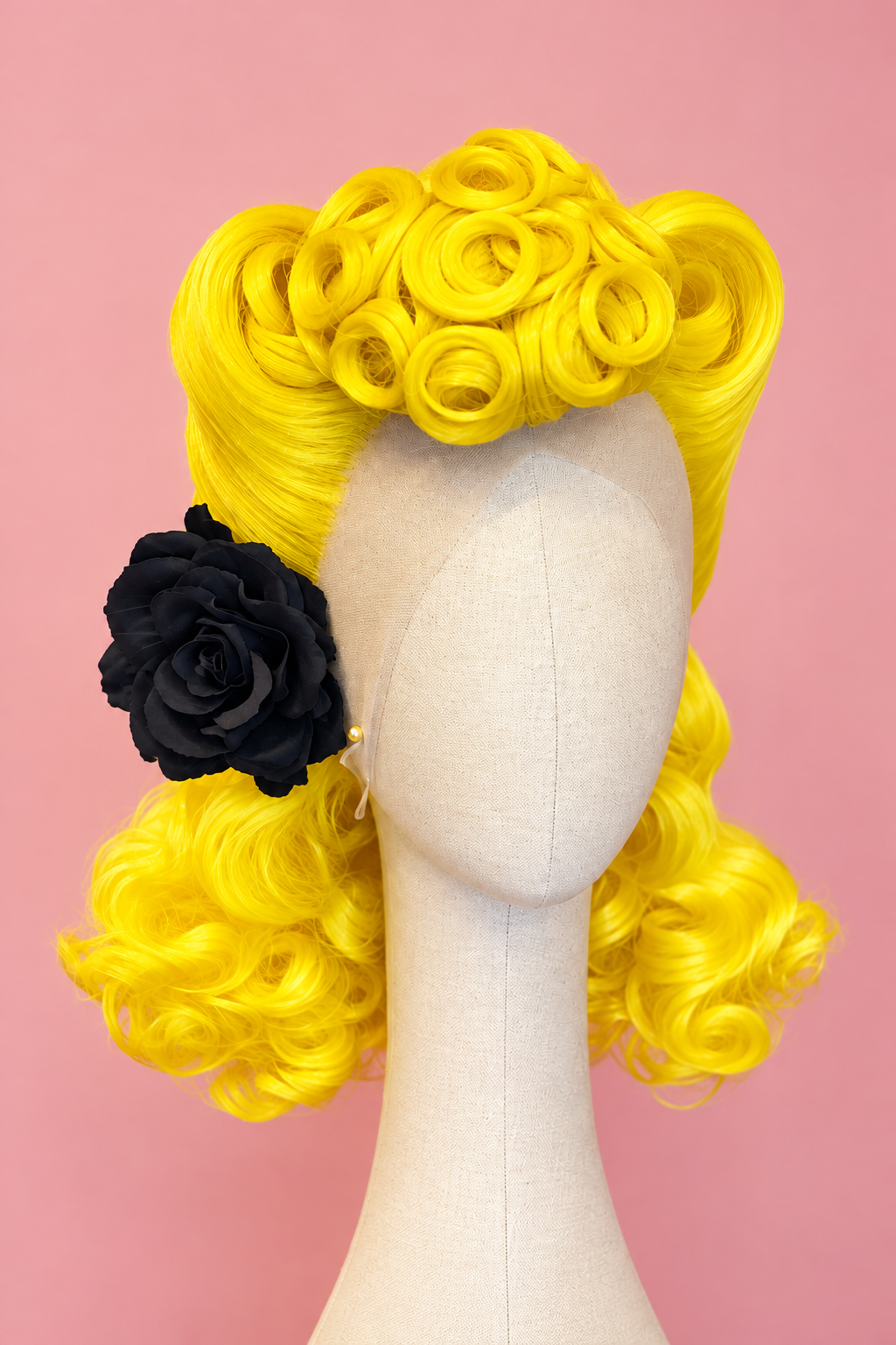 Vintage Yellow Victory-Roll Wig.png