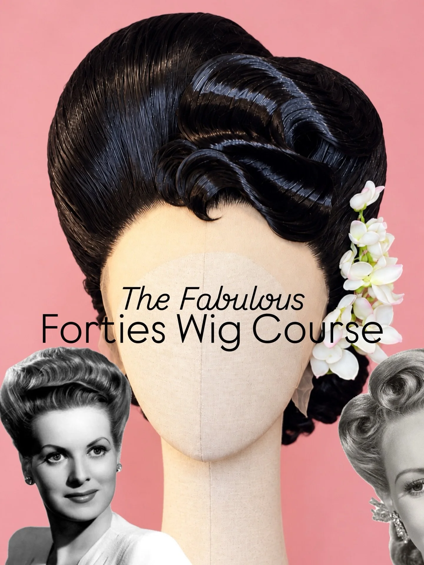 The Fabulous Forties 🎬✨

My brand new live wig course is here!

We&rsquo;ll be creating three classic 1940s looks on synthetic lace front wigs &mdash; a Sculptured Pompadour, Poodle and Asymmetrical Triple Victory Rolls.

Three completely different 