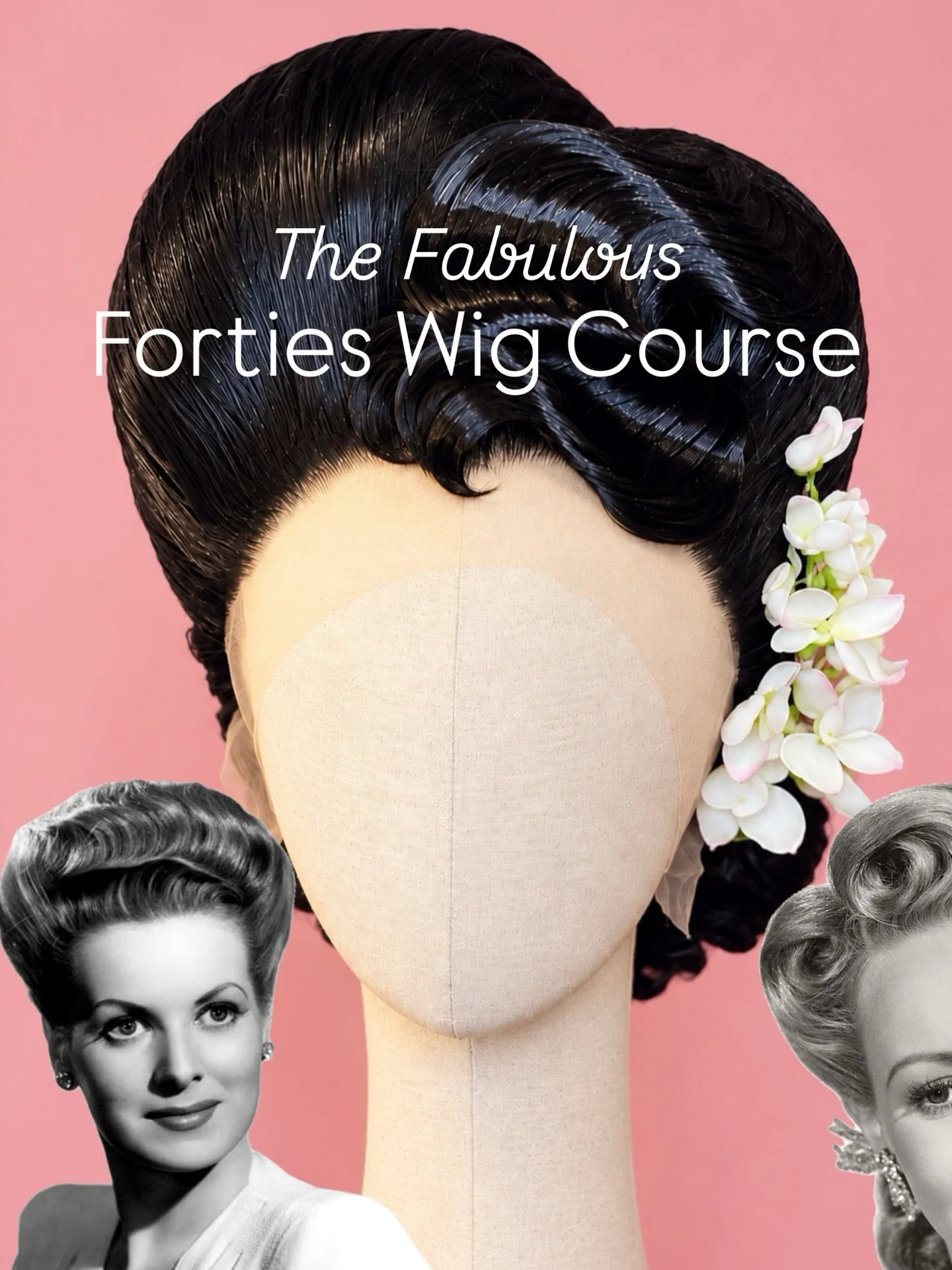The last few &pound;79 spaces for my Fabulous Forties Wig Course are still available! ❤️

Join me for four live online classes where I&rsquo;ll be teaching three fabulous 1940s-inspired wig styles &mdash; the Sculptured Pompadour, Poodle and Triple V