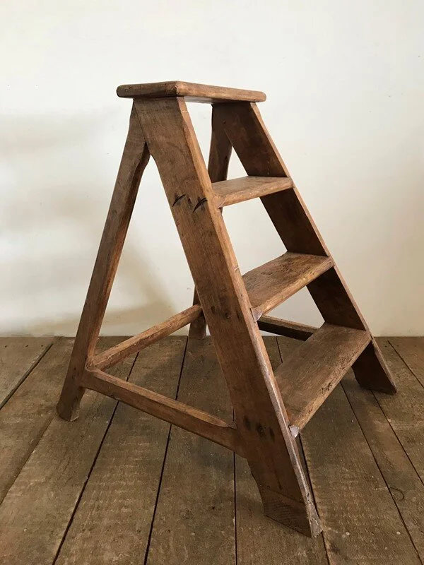 19th Century Antique French Library Steps