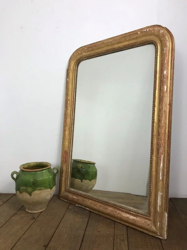 19th Century Gold Gilt Louis Philippe Mirror