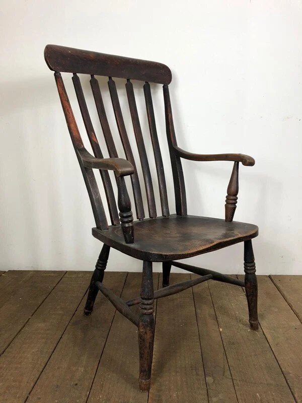 Victorian Antique Country Windsor Armchair