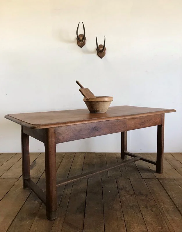 19th Century French Refectory Oak Kitchen Table