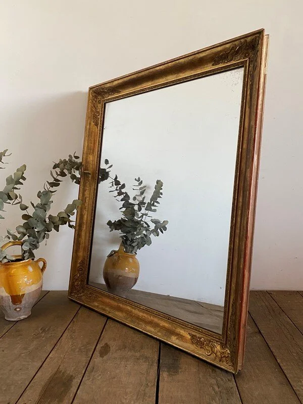 19th Century Antique French Gilt Mirror